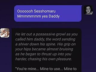 Reading hot Sesshomaru roleplay fucking part 1 🔥😈