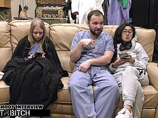 Jasmine's bush blasted by doctor tampa's massive cum load
