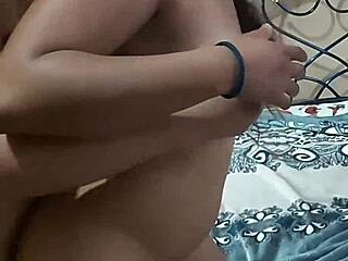 Young latina's tight ass filled with creampie first anal