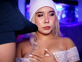 Blonde Coed Slut Begs to Deepthroat Boyfriend's Cock Live Online!