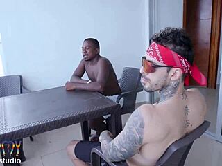 Sexy latina Carol's first wild DP with two monster cocks 😲🔥