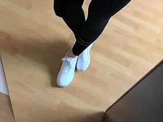 early morning smelly white socks fetish tease