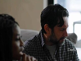 Tommy Pistol Buries Rage Stick Deep in Nicole Kitt's Ebony Slut Holes Bent Over