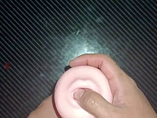 Kissing vagina then mouth close up