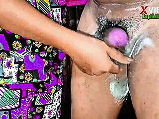 Wife Jerks Brother-In-Law With Soap In Close-Up Homemade