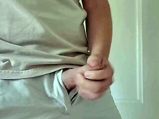 Swedish guy cumming all over the floor