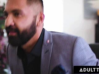 Bisexual Boss Shares Assistant's Facial Cumshot in MMF Threesome