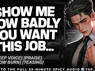 dominant boss roughly fucks you with intense moaning