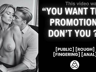 He fucks her in the office for promotion