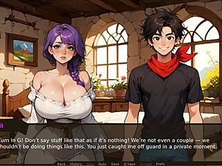 farmer kink taboo hentai game ep 22 nurse squirt on my cock while i rub her panties and cum on her tits