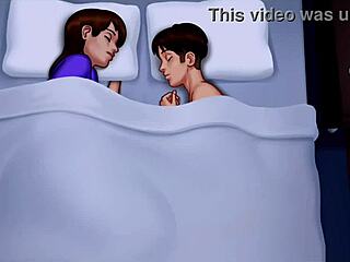 Secret summer house game with curvy character