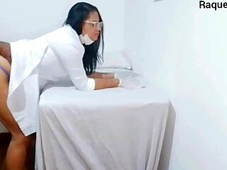 nurse and esthetician watch patient's massive erection explode!