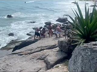 group sex on nudist beach in rio de janeiro