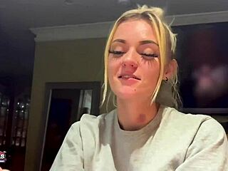 petite kinky blonde sassy loves teasing her juicy titties and wet pussy