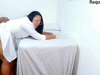 nurse and esthetician watch patient's massive erection explode!