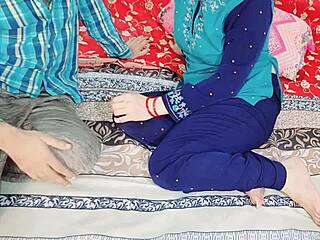 desi couple enjoys rough anal sex in bedroom with loud hindi moans