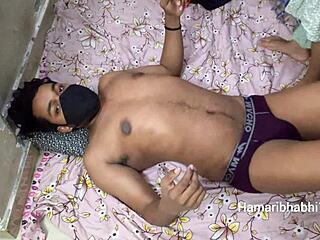 Indian college girlfriend rides best friend