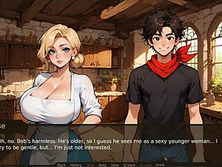 farmer kink taboo hentai game ep 22 nurse squirt on my cock while i rub her panties and cum on her tits