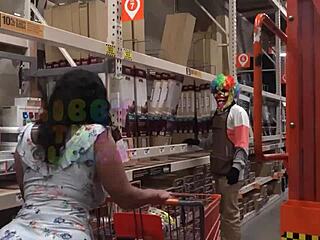 Queen rogue and gibby the clown the home depot sextape full video