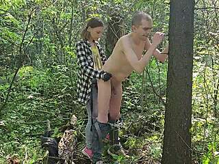 Femdom Mistress Strapon Anal Submission Outdoor