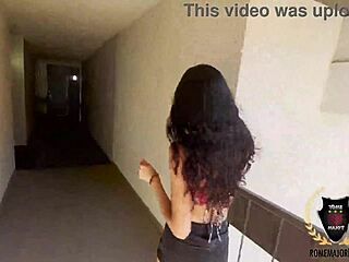 petite brunette reina heart rides hard