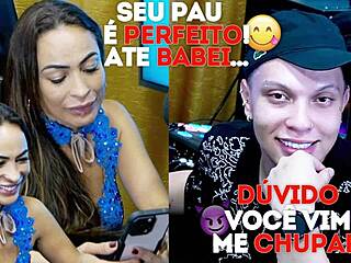 Ruan shows his cock to belinha baracho during podcast interview