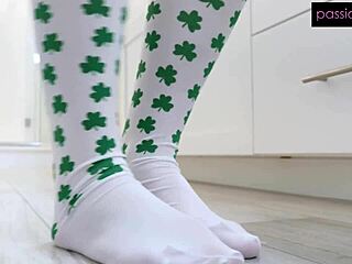 Jaime Jett enjoys intriguing Irish luck in sensual scene