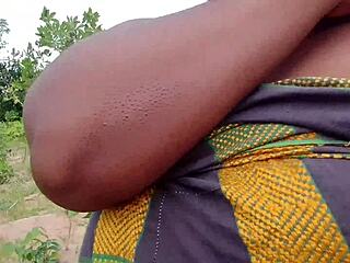 Beautiful maiden takes a walk to the bush g