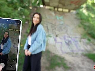 German scout fit slim teen viks angel picked up for hard casting fuck