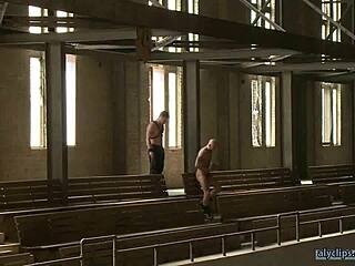 Tied up gays get penetrated hard