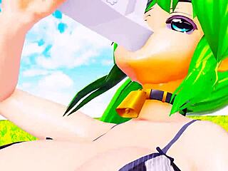 Mulher-vaca cosplay belly and breast expansion