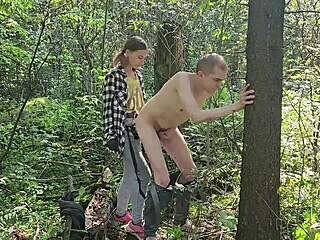 Femdom Mistress Strapon Anal Submission Outdoor