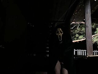 the villain in the mask fucks a sex doll on halloween