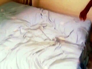 Skinny girl pounded aggressively by huge throbbing cock