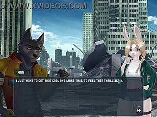 Furry hentai game episode two with match three action