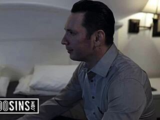 Pervy doctor convince lesbian to take cock to cure her - avery black