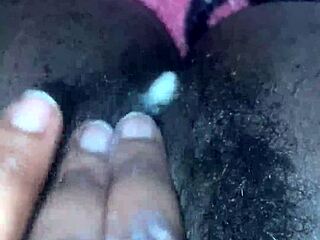 My hairy pretty pussy cumming
