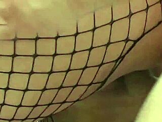 Lucky Asian Guy Enjoys Blonde Bimbo In Stockings