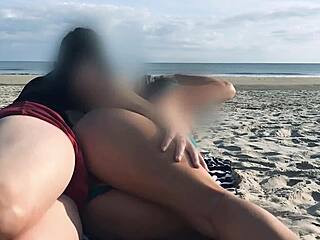 painful anal creampie happens right in public
