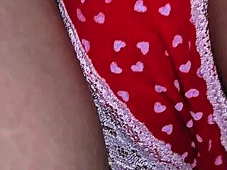Ejaculating Hard Inside Her Panties In Crowded Train