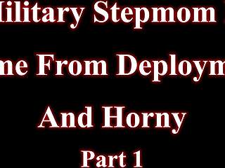 Horny military wife comes home from deployment