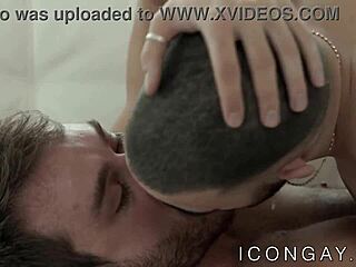 rimmed gay moans during passionate anal pounding