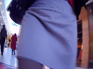 Red Panties Highlight Her Curvy Figure