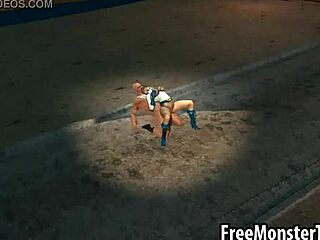 3d power girl eaten out and fucked