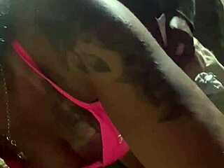 brazilian crossdresser gets creampied outdoors after raw street sex