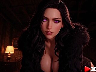 This witch lures in strong guys with big dicks and fucks them until theyre completely exhausted ai