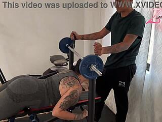 dirty workout seducing my young 18+ personal trainer during our private session