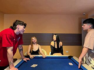 Card game among friends ends in wild orgy