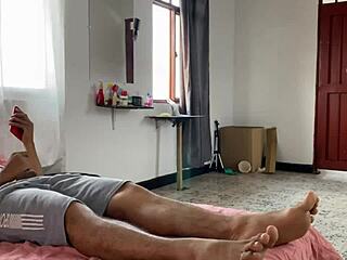 Athletic Latina Gives Pov Massage And Spreads Ass