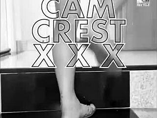 Trans ladyboy bdsm domination through foot worship and ass submission play